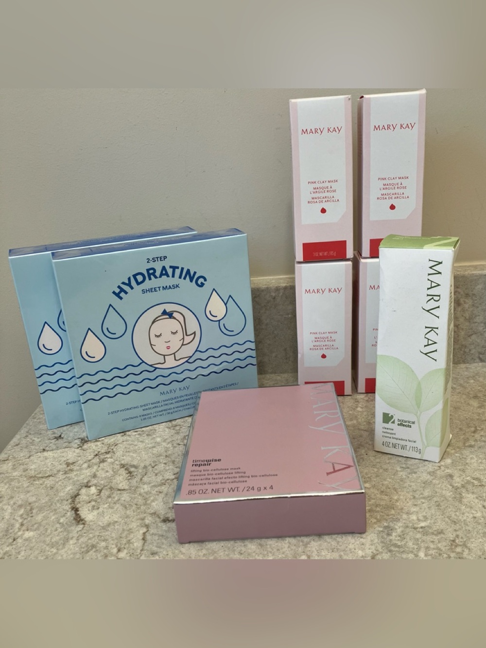 MARY KAY ASSORTMENT OF 8 SKIN CARE PRODUCTS NEW SEALED